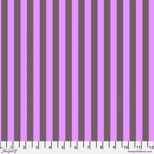 Tula Pink - Neon True Colors - Neon Tent Stripe - Mystic